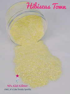 Hibiscus Town - Glitter - Yellow Glitter - Pale Yellow Ultra Fine Translucent Glitter