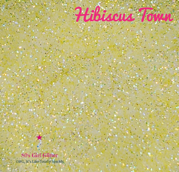Hibiscus Town - Glitter - Yellow Glitter - Pale Yellow Ultra Fine Translucent Glitter