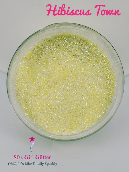 Hibiscus Town - Glitter - Yellow Glitter - Pale Yellow Ultra Fine Translucent Glitter