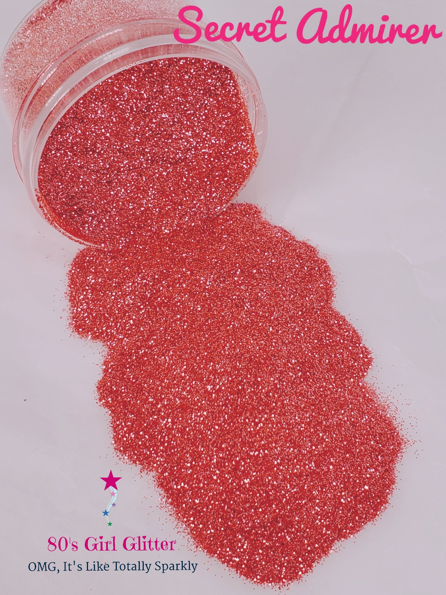 Secret Admirer - Glitter - Pink Glitter - Melon Pink Ultra Fine Glitte –  80's Girl Glitter