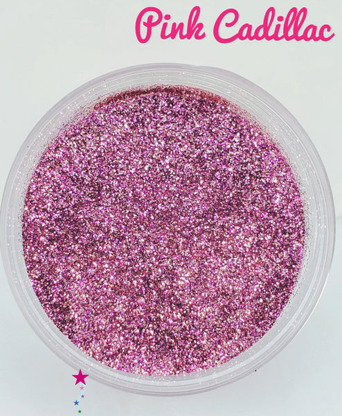 Pink Cadillac - Glitter - Pink Glitter - Mauve Pink Glitter