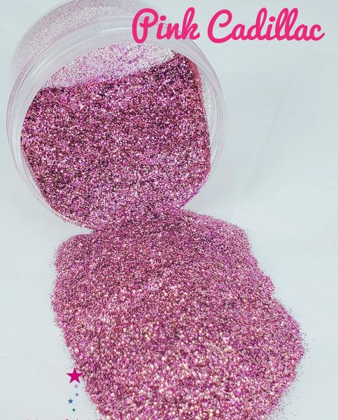 Pink Cadillac - Glitter - Pink Glitter - Mauve Pink Glitter