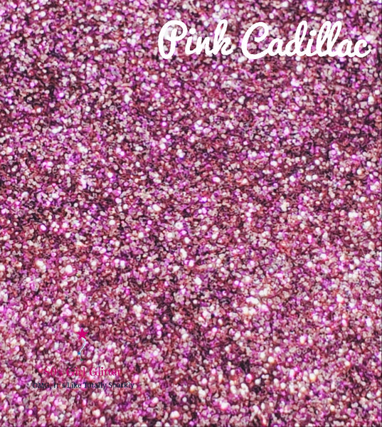 Pink Cadillac - Glitter - Pink Glitter - Mauve Pink Glitter