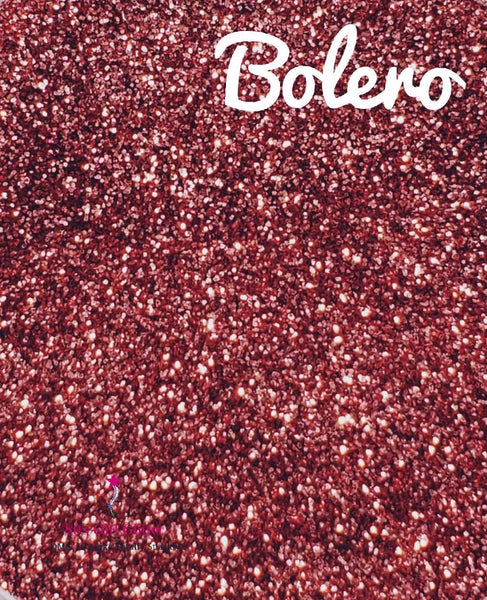Bolero - Glitter - Dark Rose Metallic Glitter