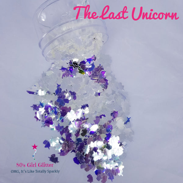 The Last Unicorn - Glitter - Pink Glitter - Unicorn Glitter - Glitter Shapes