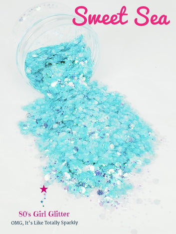 Starman - Glitter - Glitter Shapes - Blue Glitter - Blue Glitter Shape –  80's Girl Glitter