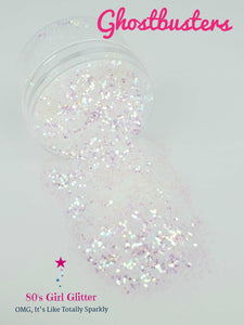 Ghostbusters - Glitter - White Glitter - Fine Glitter - White Opalescent Iridescent Glitter