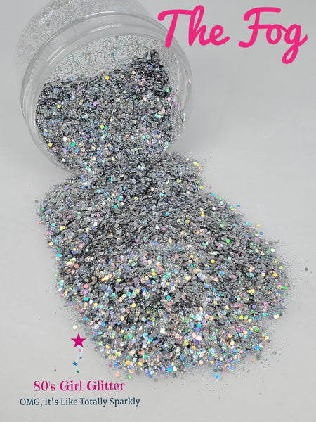 The Fog - Glitter - Silver Glitter - Silver Holographic Chunky Glitter