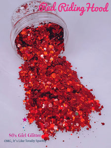 Red Riding Hood - Glitter - Red Holographic Glitter Mix