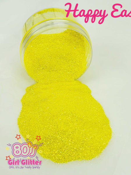Happy Easter - Glitter - Yellow Iridescent Ultra Fine Glitter