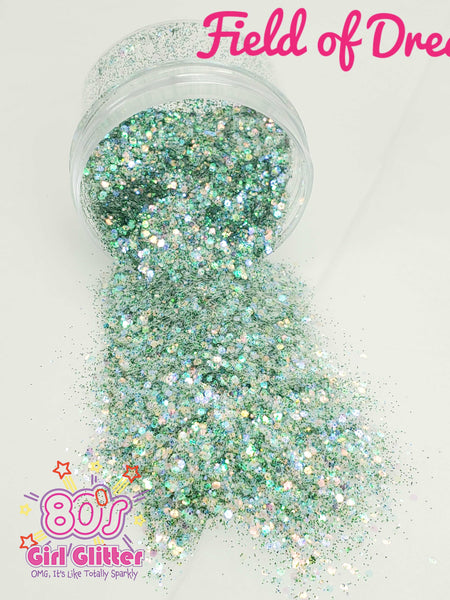 Field of Dreams - Glitter - Green Glitter - Green Holographic Glitter Mix