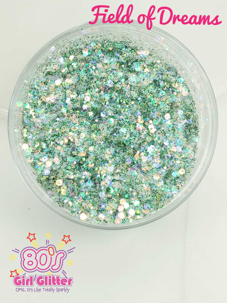 Field of Dreams - Glitter - Green Glitter - Green Holographic Glitter Mix