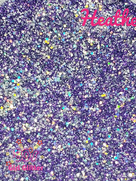 Heathers - Glitter - Purple Glitter - Purple Microfine Glitter - Purple Holographic Glitter