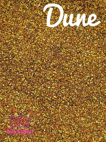 Dune - Glitter - Gold Glitter - Dark Gold Holographic Glitter