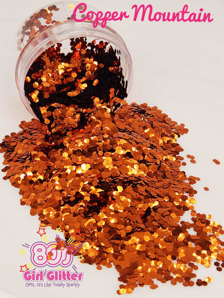 Copper Mountain - Glitter - Brown Glitter - Copper Glitter