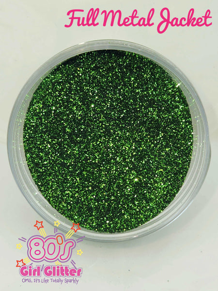 Full Metal Jacket - Glitter - Green Glitter - Olive Green Ultra Fine Glitter