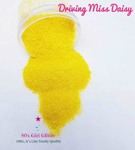 Driving Miss Daisy - Glitter - Translucent Daisy Yellow Ultra Fine Glitter - 80's Girl Glitter