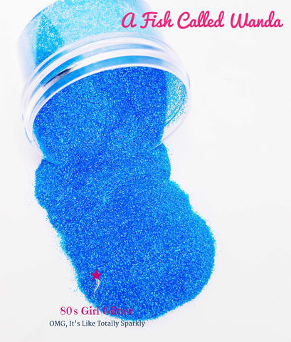 A Fish Called Wanda - Glitter - Blue Neon Glitter - 80's Girl Glitter