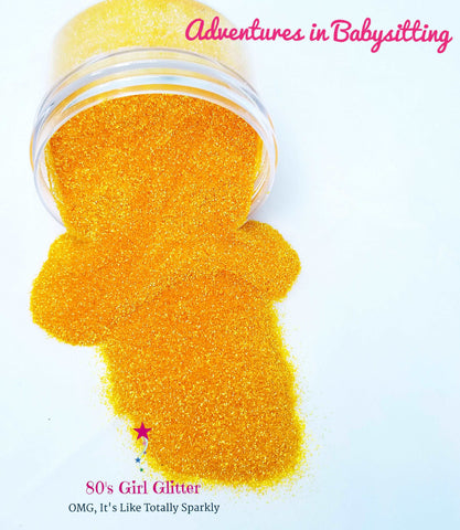 Adventures in Babysitting - Glitter - Yellow-Orange Pearlescent Glitter - 80's Girl Glitter