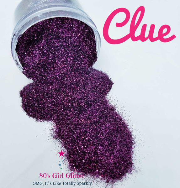 Clue - Glitter - Red Glitter - Purple Glitter - Wine Ultra Fine Glitter - 80's Girl Glitter