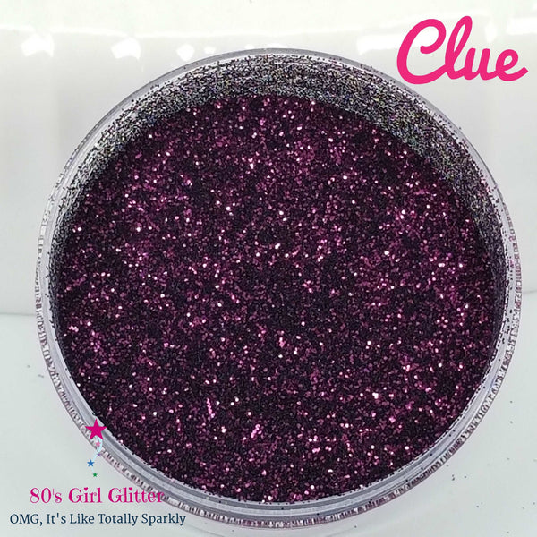 Clue - Glitter - Red Glitter - Purple Glitter - Wine Ultra Fine Glitter - 80's Girl Glitter