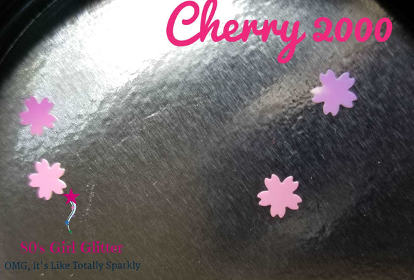 Cherry 2000 - Glitter - Pink Glitter - Glitter Shapes - 80's Girl Glitter