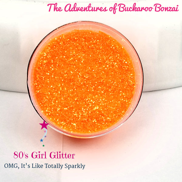 The Adventures of Buckaroo Banzai - Glitter - Neon Orange Glitter - Glitter for Tumblers - Nail Glitter