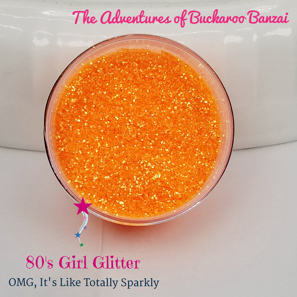 The Adventures of Buckaroo Banzai - Glitter - Neon Orange Glitter - Glitter for Tumblers - Nail Glitter