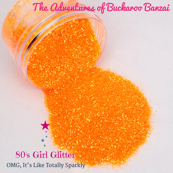 The Adventures of Buckaroo Banzai - Glitter - Neon Orange Glitter - Glitter for Tumblers - Nail Glitter