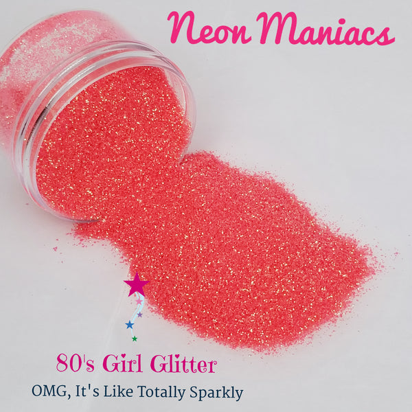 Neon Maniacs - Glitter - Red Glitter - Neon Red Ultra Fine Glitter