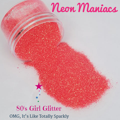 Neon Maniacs - Glitter - Red Glitter - Neon Red Ultra Fine Glitter