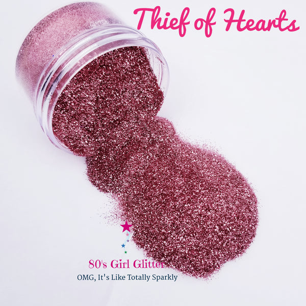 Thief of Hearts - Glitter - Pink Glitter - Dusty Pink and Silver Ultra Fine Glitter