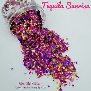 Tequila Sunrise - Glitter - Glitter Shapes - Dot Glitter - Glitter for Tumblers - Glitter for Nails