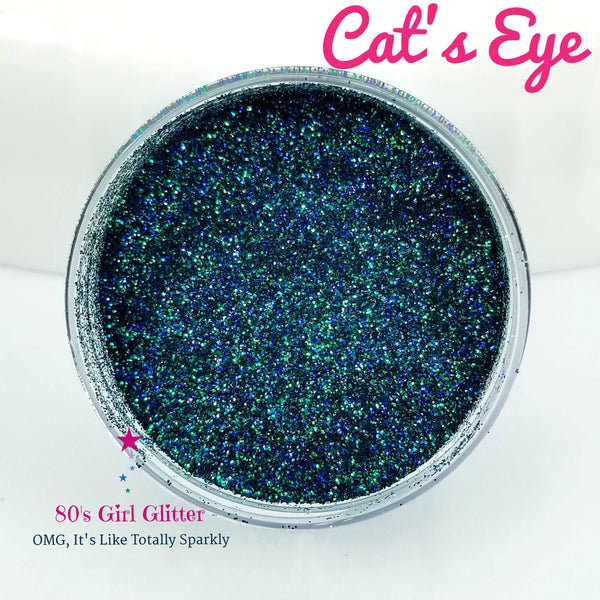 Cat's Eye - Glitter - Green Glitter - Ivy Green Glitter