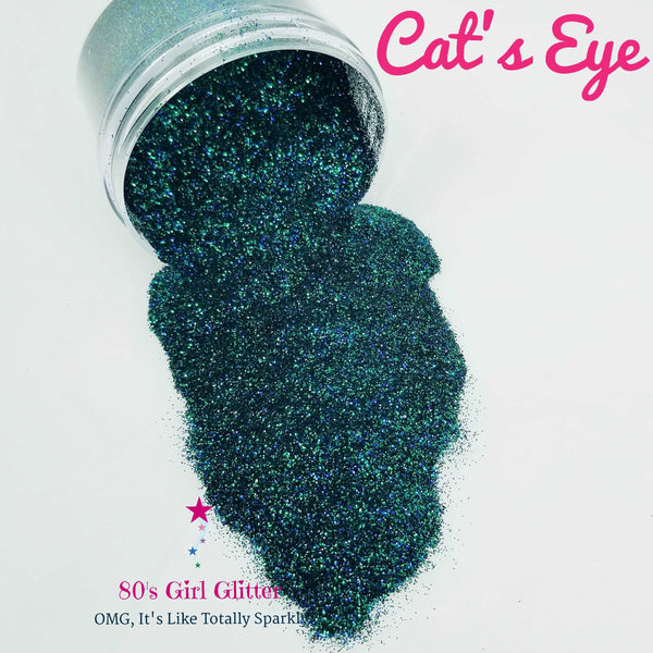 Cat's Eye - Glitter - Green Glitter - Ivy Green Glitter