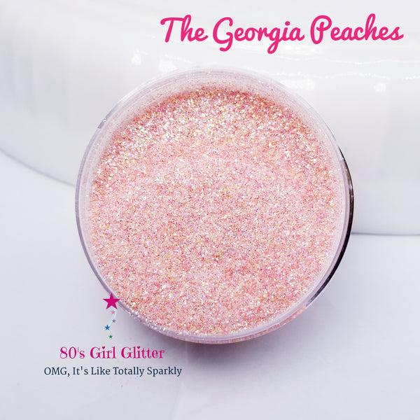 The Georgia Peaches - Glitter - Orange Glitter - Peach Glitter - Peachy Pink Glitter