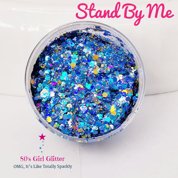 Stand By Me - Glitter - Blue Chunky Glitter Mix