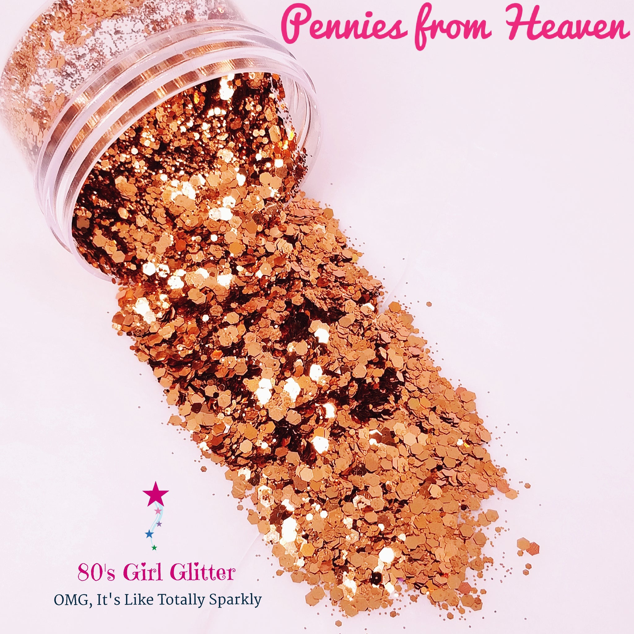 Pennies from Heaven  - Glitter - Copper Metallic Chunky Glitter Mix