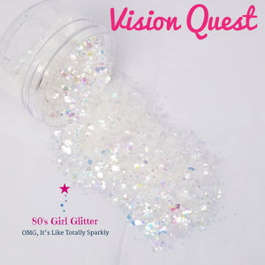 Vision Quest - Glitter - White Iridescent/Opalescent Glitter