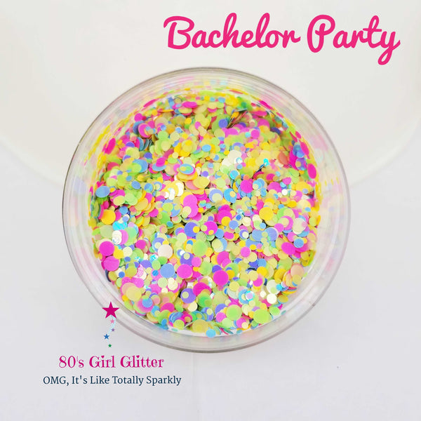 Bachelor Party - Glitter - Glitter Shapes - Glitter Dots - Confetti Glitter Dots