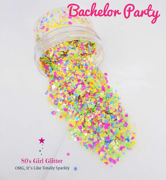 Bachelor Party - Glitter - Glitter Shapes - Glitter Dots - Confetti Glitter Dots