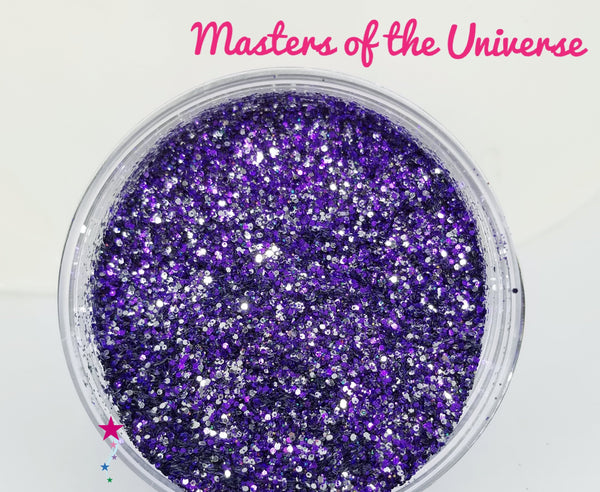 Masters of the Universe - Glitter - Purple and Silver Microfine Glitter Mix