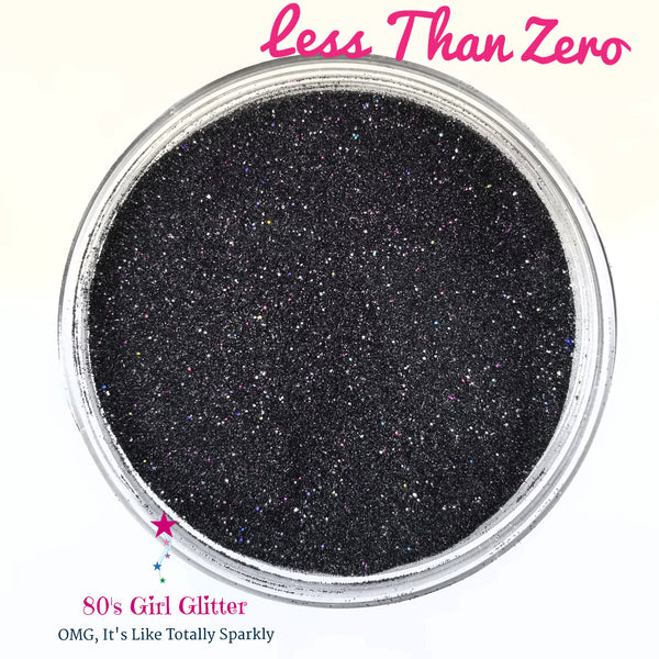 Less Than Zero - Glitter - Black Glitter - Graphite Black Ultra Fine Glitter