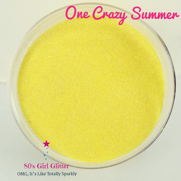 One Crazy Summer - Glitter - Yellow Glitter - Yellow Microfine Glitter