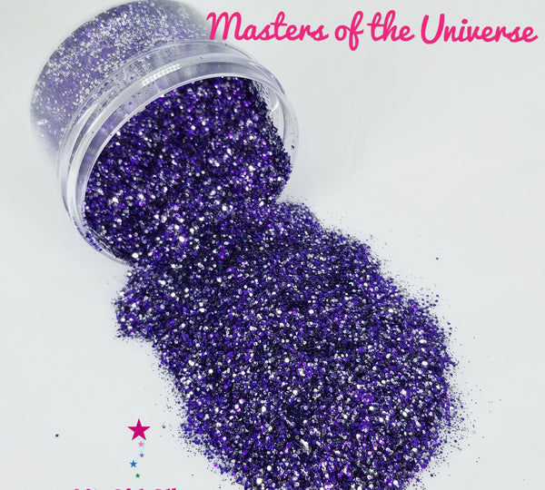 Masters of the Universe - Glitter - Purple and Silver Microfine Glitter Mix