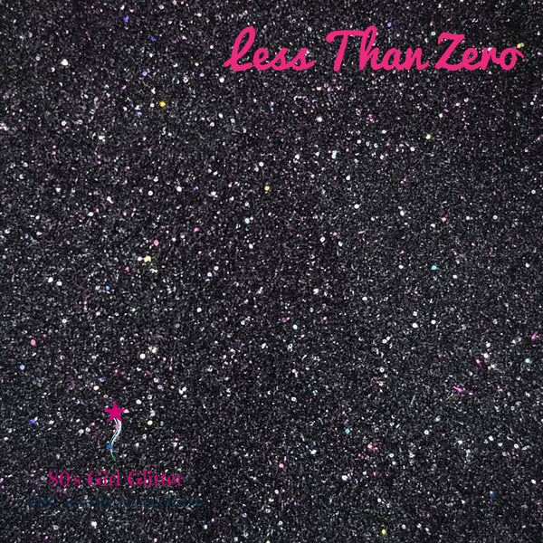 Less Than Zero - Glitter - Black Glitter - Graphite Black Ultra Fine Glitter