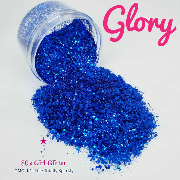 Glory - Glitter - Blue Glitter - Cobalt Blue Glitter Mix