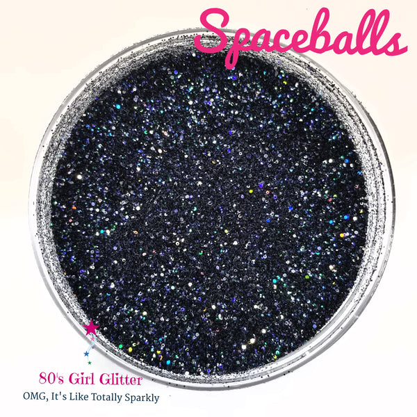 Spaceballs - Glitter - Black Glitter - Black Ultra Fine Glitter