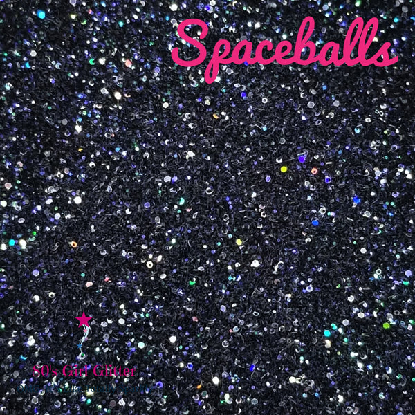 Spaceballs - Glitter - Black Glitter - Black Ultra Fine Glitter