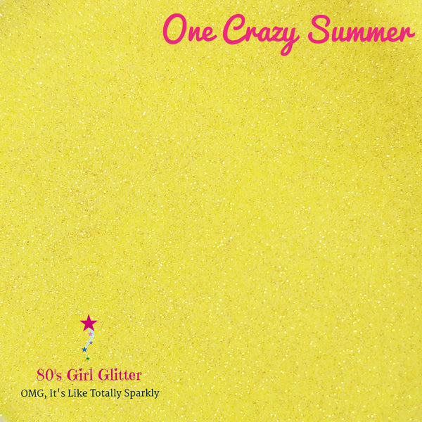 One Crazy Summer - Glitter - Yellow Glitter - Yellow Microfine Glitter